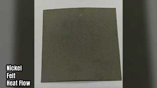 Контроль пористости теплопроводности войлока из никелевого волокна